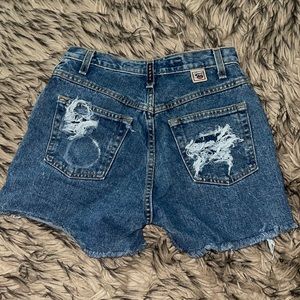 Vintage Hand Distressed Cruel Girl Shorts !
